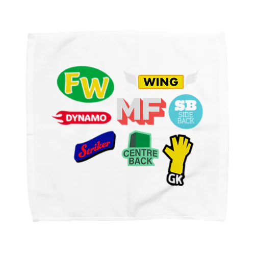 サッカーワッペン Towel Handkerchief
