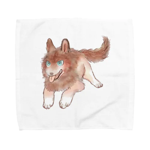 オオカミのウルフル Towel Handkerchief