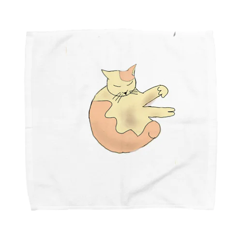 新眠りネコシリーズ Towel Handkerchief