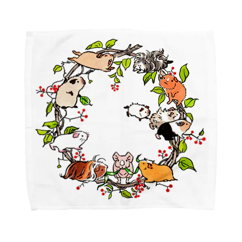 モルモットサークル2 Towel Handkerchief