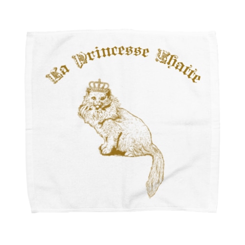Donation Items for cats 『La Princesse Chatte』猫姫👑猫の王女様👑パリ Towel Handkerchief