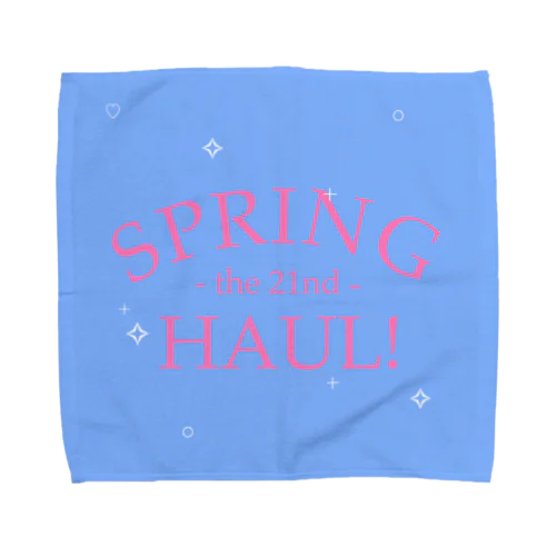 Spring Haul    blue×pink タオルハンカチ