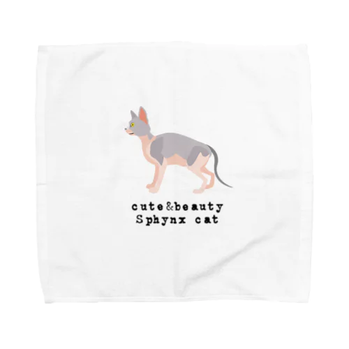 猫1-13 スフィンクス猫 Towel Handkerchief