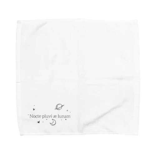 Nocte pluvi æ lunam Towel Handkerchief