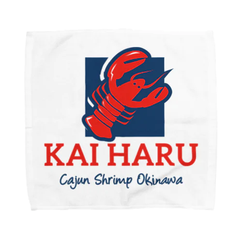 KAIHARU_Cajun_Shrimp_Okinawa タオルハンカチ