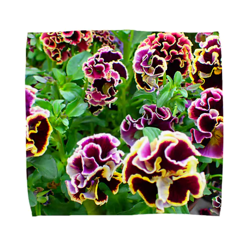 Flower02 pansy Towel Handkerchief