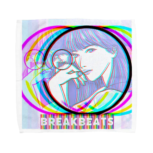 BREAKBEATS Towel Handkerchief