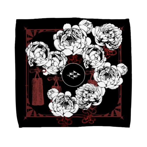 芍薬燈 Towel Handkerchief