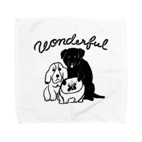 ワンダフルワールド Towel Handkerchief