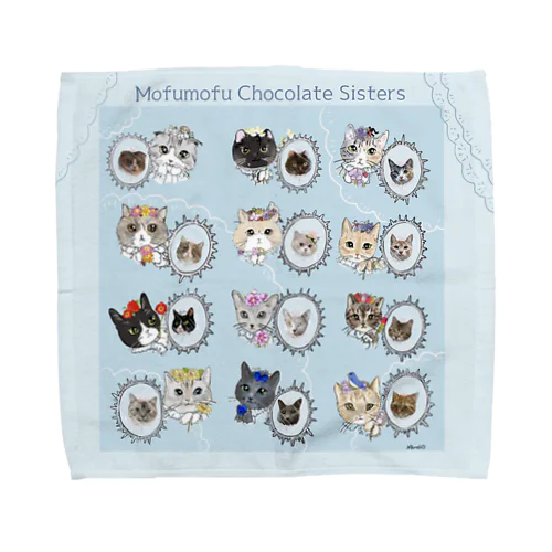 もっちょ仔ズ Towel Handkerchief
