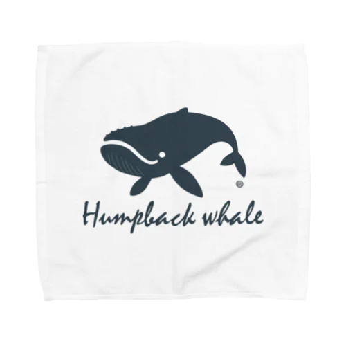 Humpback whale22 タオルハンカチ