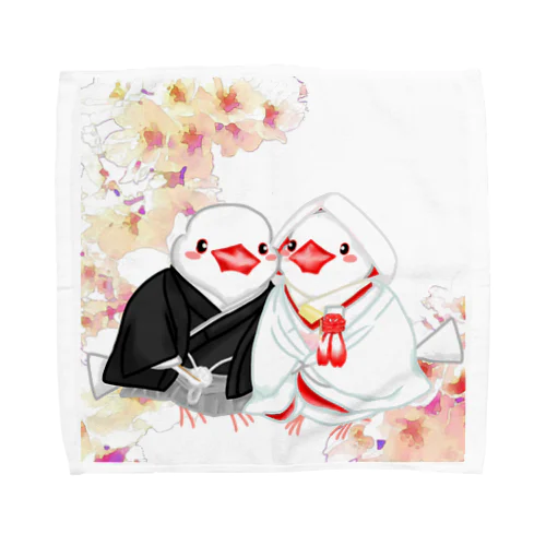 和婚文鳥ず Towel Handkerchief