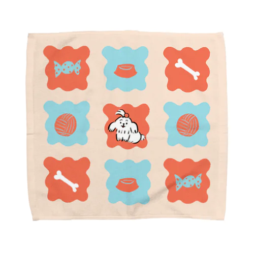 わんこのポちゃん Towel Handkerchief