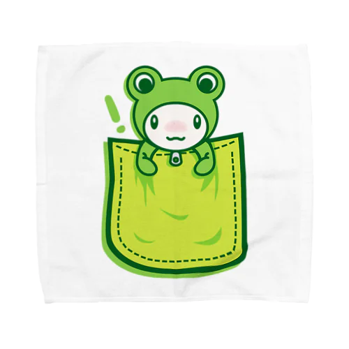 Frog_in_the_Pocket Towel Handkerchief