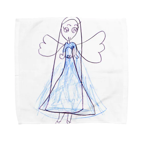 ドレスを着た天使 Towel Handkerchief