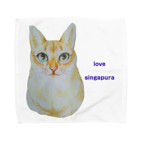 love シンガプーラ Towel Handkerchief