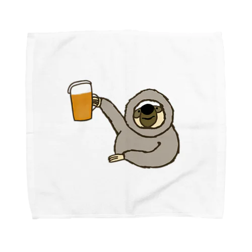 なまけものビール Towel Handkerchief