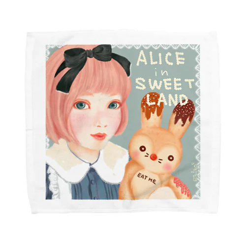 お菓子の国のアリス Towel Handkerchief