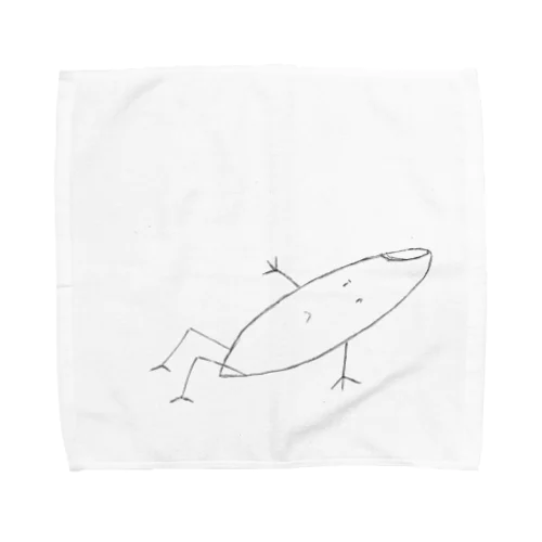 ユカにおちてるタイ米くん　下書き編 Towel Handkerchief