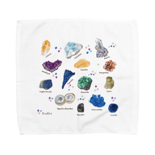 フェアリークロッホの鉱物コレクション Towel Handkerchief