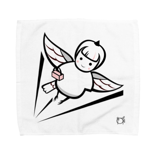 空飛ぶシマエナガちゃん Towel Handkerchief