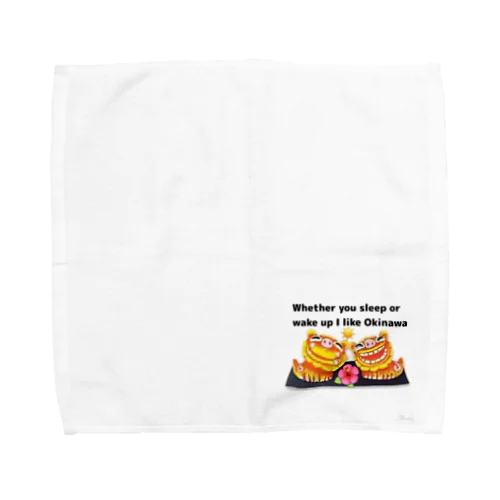 沖縄🌺大好きシーサーちゃん Towel Handkerchief