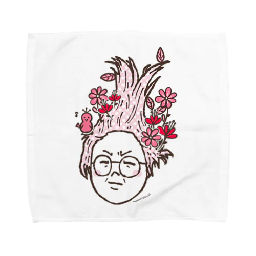 ねぐせの人 Towel Handkerchief