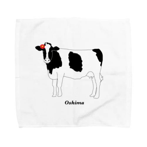 大島のウシさん Towel Handkerchief