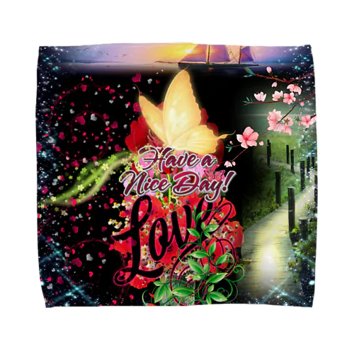 Love is mother Towel Handkerchief