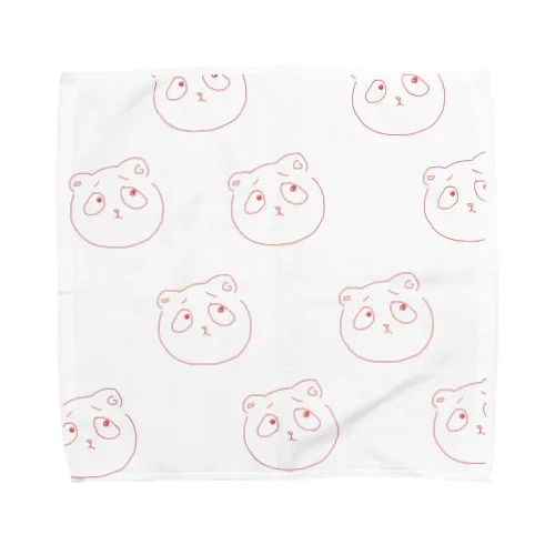 森のくまちゃんタオルハンカチ Towel Handkerchief