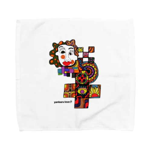 yanbarulave子イラスト Towel Handkerchief