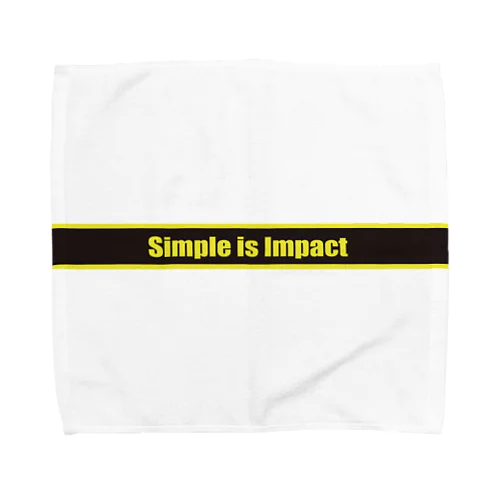 Simple is Impact タオルハンカチ