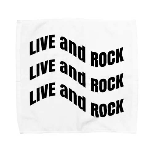 L&R  LIVE and ROCK Towel Handkerchief