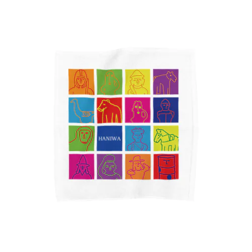 HANIWAオールスターズ　カラフル Towel Handkerchief