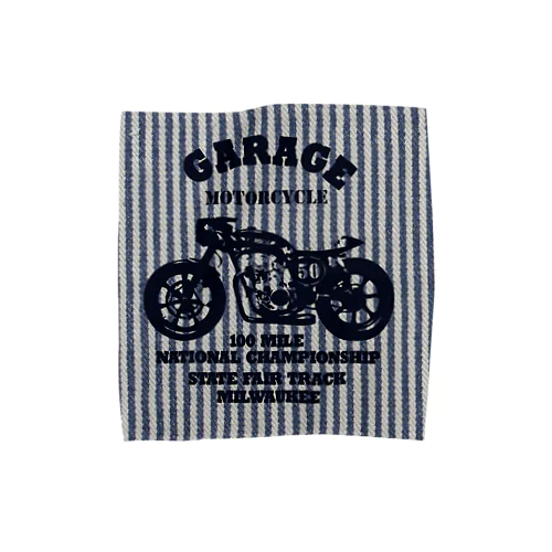 武骨なバイクデザイン(ヒッコリー) Towel Handkerchief