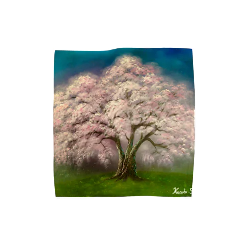 Cherry Blossoms Towel Handkerchief