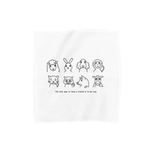 動物大集合！（チャリティー） Towel Handkerchief