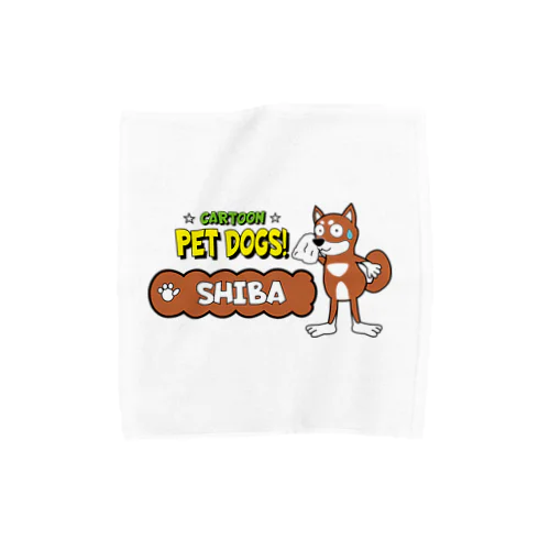 【202M】C･PETDOGS『Shiba』タオルハンカチ Towel Handkerchief