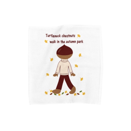 とっくりくんの秋散歩 Towel Handkerchief