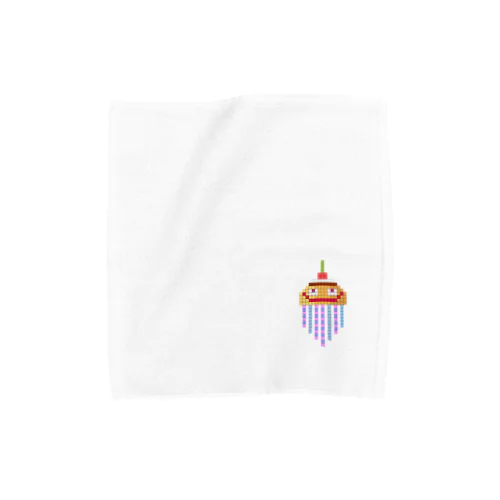 ドット絵くらげプリン Towel Handkerchief