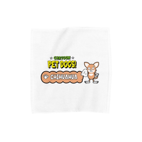 【802M】C･PETDOGS『Chihuahua』タオルハンカチ Towel Handkerchief