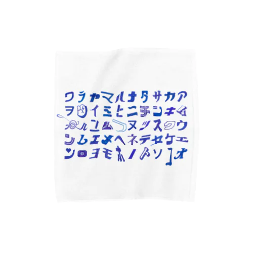 mojimojiカタカナ Towel Handkerchief