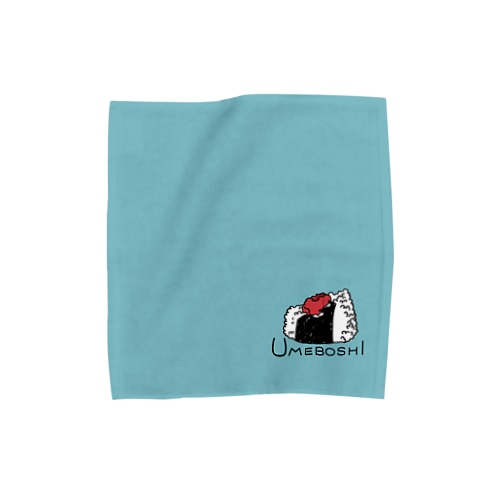 梅干しおにぎり-いわしみずいろ Towel Handkerchief