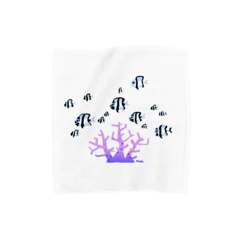 いろいろリュウキュウスズメダイ Towel Handkerchief