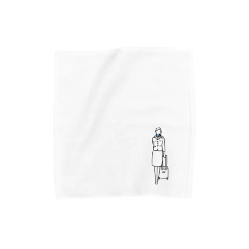 cabin crew blue Towel Handkerchief