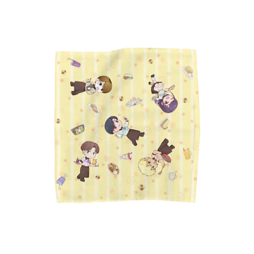 コラボカフェごっこ タオル Towel Handkerchief