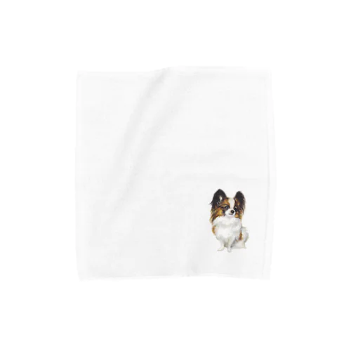 パピヨンちゃん Towel Handkerchief