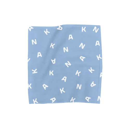 KannaハンカチBlue Towel Handkerchief