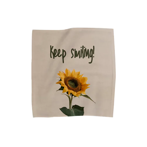 Keep smiling  Towel Handkerchief