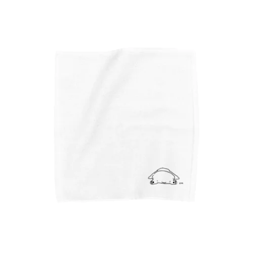 つぶれまるぷー の おしり側 Towel Handkerchief